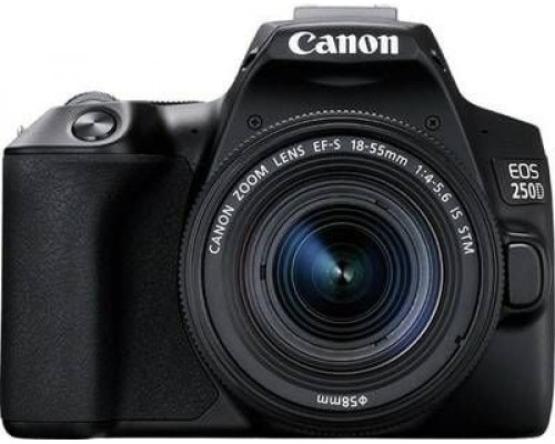 Canon EOS 250D EF/EF-S 18-55 mm f/4-5.6 IS STM Black