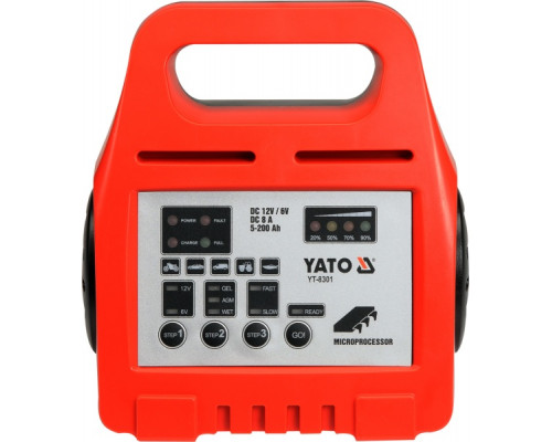 Yato  6/12V 8A 5-200Ah (YT-8301)