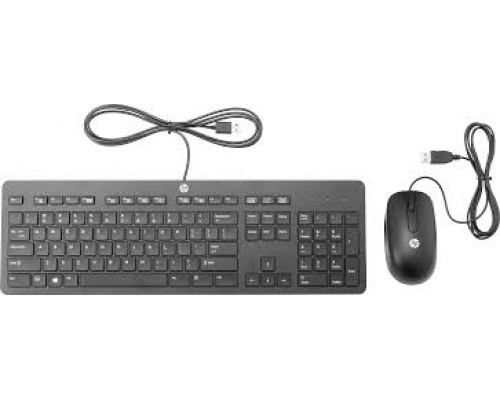 Keyboard and HP Slim T6T83AA mouse