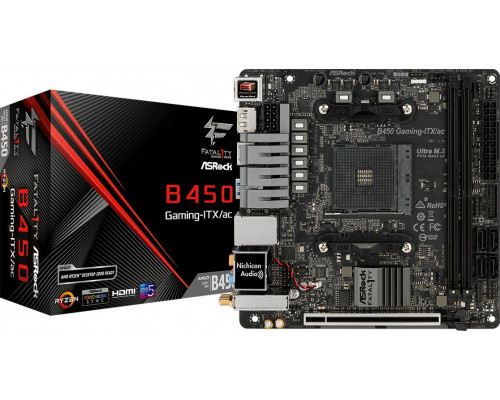 AMD B450 ASRock Fatal1ty B450 GAMING-ITX/AC