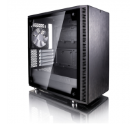 Fractal Design Define Mini C TG FD-CA-DEF-MINI-C-BK-TG Side window, Left side panel - Tempered Glass, Black, Micro ATX, Power supply included No