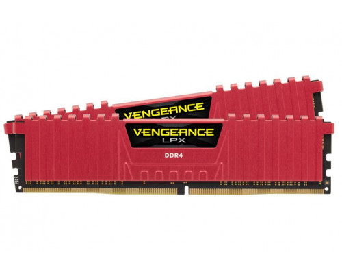 DDR4 Corsair Vengeance LPX Red 16GB (2x8GB) 3200MHz CL16 1.35V