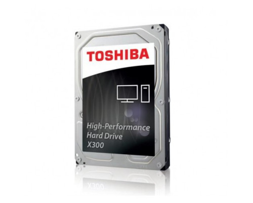 Internal HDD Toshiba X300, 3.5'', 10TB, SATA/600, 7200RPM, 128MB cache, BOX