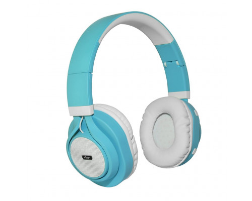 ART Bluetooth Headphones with microphone AP-B04 white/cyan