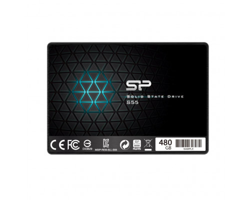 SSD 480GB SSD Silicon Power S55 480GB 2.5" SATA III (SP480GBSS3S55S25)