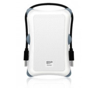 External HDD Silicon Power Armor A30 2.5, 2TB USB 3.0, Anti-shock, White