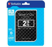 External HDD Verbatim Store and Go GEN 2, 2.5inch, 2TB, USB 3.0, Black