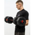 Eb Fit dumbbells 1039206 bituminous 2 x 10 kg