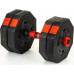 Eb Fit dumbbells 1039206 bituminous 2 x 10 kg