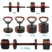 Eb Fit dumbbells 1039206 bituminous 2 x 10 kg