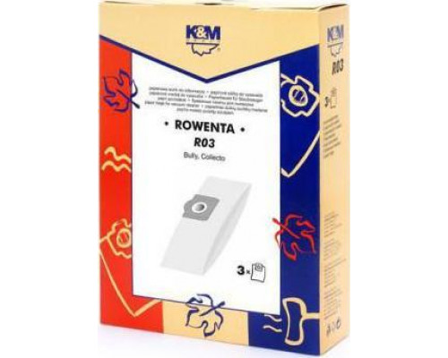 König & Meyer K&M ROWENTA R03 (3pcs.) Bags for the vacuum cleaners ROWENTA ZR814