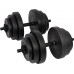 Tunturi dumbbells 14TUSCL358 bituminous 2 x 14 kg