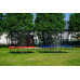 Garden Trampoline G21 ogrodowa SpaceJump With inner mesh 12 FT 366 cm niebieska