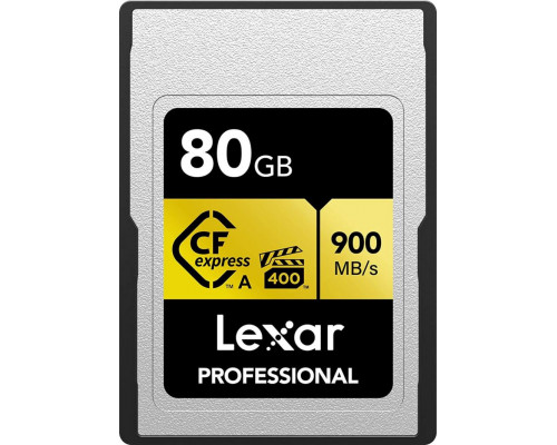 SD  Lexar Professional Gold CFexpress 80 GB  (LCAGOLD080G-RNENG)