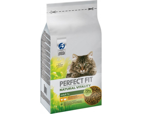 Perfect Fit Perfect Fit Natural Vitality   sucha karma pełnoporcjowa dla adults kotów, with chicken i turkeyiem  6kg