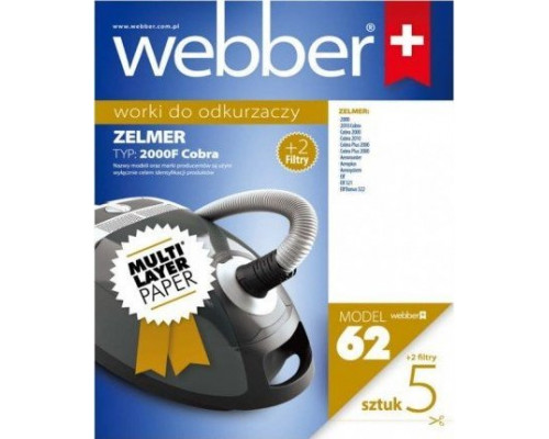 Webber Bags ZELMER COBRA 2000F x(5+2)