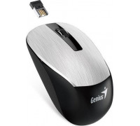 Genius Genius NX-7015, 1600DPI, 2.4 [GHz], optyczna, 3kl., bezprzewodowa USB, srebrna, AA