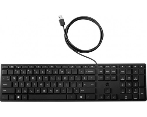 HP 320K Przewodowa Czarna DE (9SR37AA#ABD)