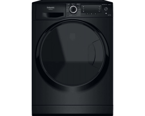 Suszarka do ubrań Hotpoint Hotpoint Washing Machine With Dryer NDD 11725 BDA EE Energy efficiency class E, Front loading, Washing capacity 11 kg, 1551 RPM, Depth 61 cm, Width 60 cm, Display, LCD, Drying system, Drying capacity 7 kg, Steam function, Black