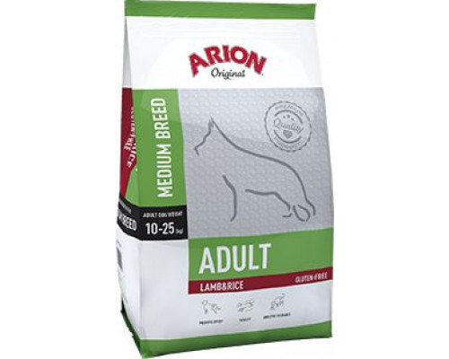 Arion Adult Medium Lamb&Rice - 12 kg