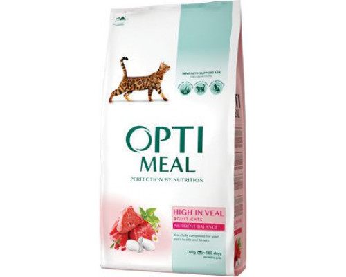 Optimeal CAT 10kg ADULT VEAL