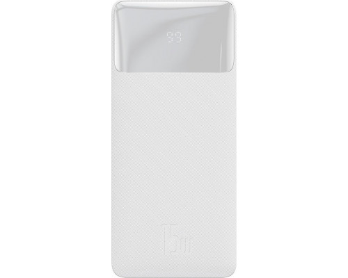 Powerbank Baseus Bipow Digital Display 15W Overseas Edition 20000 mAh White