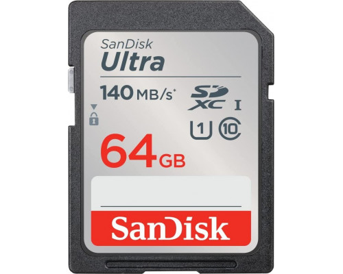 SD  SanDisk Ultra SDXC 64 GB Class 10 UHS-I/U1  (SDSDUNB-064G-GN6IN)