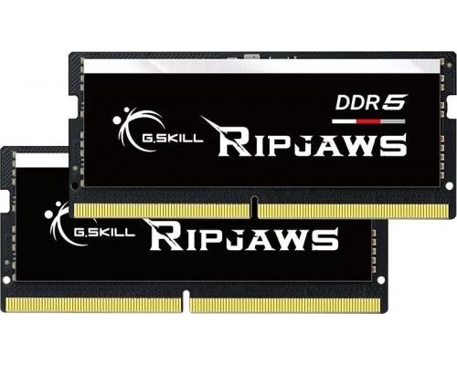 G.Skill Ripjaws, SODIMM, DDR5, 32 GB, 4800 MHz, CL38 (F5-4800S3838A16GX2-RS)