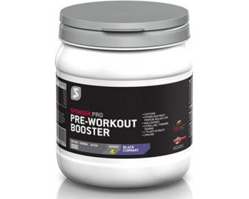 Sponser Pirms treniņa stimulators Melnā upene 450g skārda (SPN-81-047)