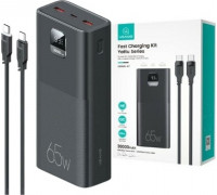 Usams USAMS PB68 30000mAh 65W QC3.0+PD Fast Charge + cable USB-C/USB-C 100W black