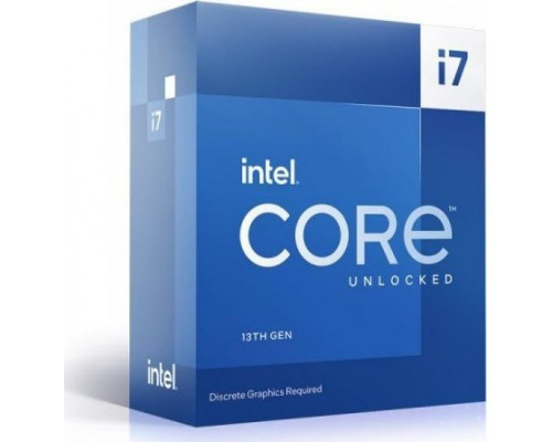 Intel CPU|INTEL|Desktop|Core i7|i7-13700KF|Raptor Lake|3400 MHz|Cores 16|30MB|Socket LGA1700|125 Watts|BOX|BX8071513700KFSRMB9