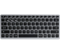 KLAWIATURA BEZPRZEWODOWA SATECHI SLIM X1 BLUETOOTH BACKLIT WIRELESS KEYBOARD - US PODŚWIETLANA (SPACE GREY)