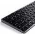 KLAWIATURA BEZPRZEWODOWA SATECHI SLIM X1 BLUETOOTH BACKLIT WIRELESS KEYBOARD - US PODŚWIETLANA (SPACE GREY)