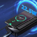 Awei AWEI PowerBank P141K 40000mAh 22.5W black/black 3xUSB/PD/Lightning wyświetlacz + lampka LED