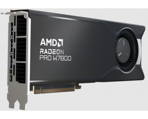 * AMD AMD Radeon Pro W7800 32GB GDDR6 with ECC, 3x DisplayPort 2.1 , 1x Mini-DisplayPort 2.1, 260W, PCI Gen4 x16