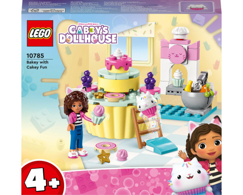 LEGO Gabby's Dollhouse Pieczenie tortu z Łakotkiem (10785)