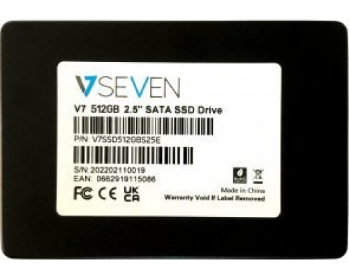 SSD 512GB SSD V7 512GB 2.5" SATA III (V7SSD512GBS25E)