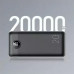 4kom.pl Bateria zewnętrzna VEGER L20S - 20 000mAh LCD Quick Charge PD 20W black (VP2039PD  / W2039PD )