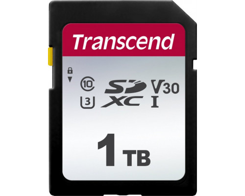 SD  Transcend 300S SDXC 1 TB Class 10 UHS-I/U3 V30 (TS1TSDC300S)