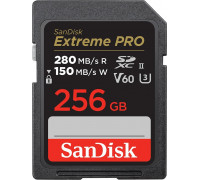 SD  SanDisk Extreme PRO SDXC 256 GB Class 10 UHS-II/U3 V60 (SDSDXEP-256G-GN4IN)