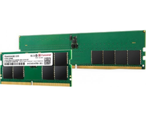 Transcend Transcend JetRam JM5600ALE-16G moduł pamięci 16 GB 1 x 16 GB DDR5 5600 Mhz Korekcja ECC