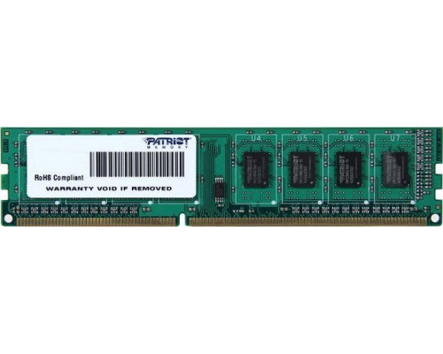 Patriot Signature, DDR3L, 4 GB, 1600MHz, CL11 (PSD34G1600L81)