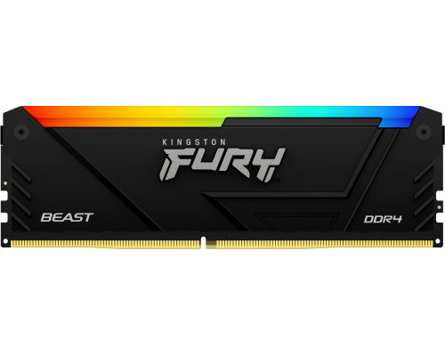 Kingston Fury Beast RGB, DDR4, 32 GB, 3600MHz, CL18 (KF436C18BB2A/32)