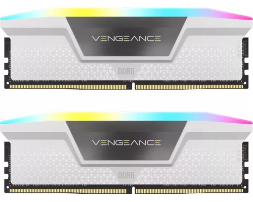 Corsair Vengeance RGB, DDR5, 32 GB, 6000MHz, CL36 (CMH32GX5M2E6000C36W)