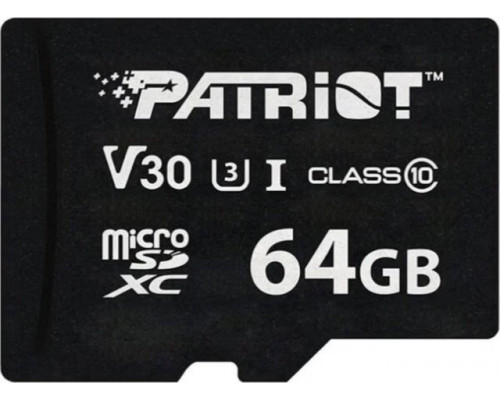 SD  Patriot VX MicroSDXC 64 GB Class 10 UHS-I/U3 V30 (PSF64GVX31MCX)