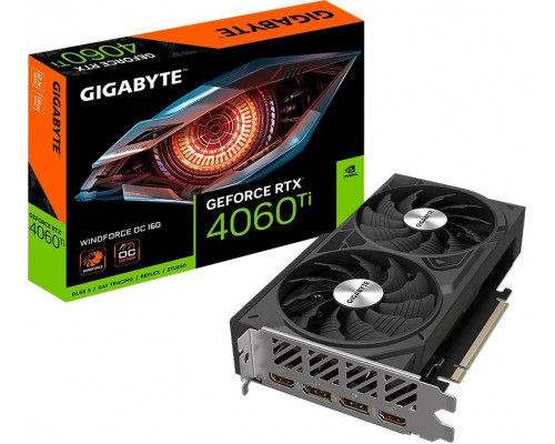 Gigabyte GeForce RTX 4060 Ti Windforce OC 16GB GDDR6 (GV-N406TWF2OC-16GD)