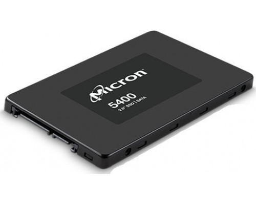 Micron Micron 5400 PRO - SSD - verschlusselt - 7.68 TB - intern - 2.5" (6.4 cm) - SATA 6Gb/s - 256-Bit-AES - Self-Encrypting Drive (SED), TCG Enterprise SSC