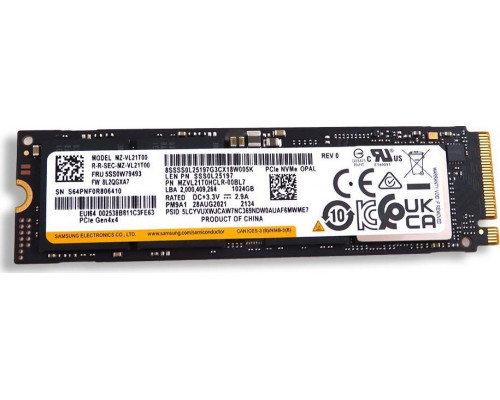 SSD 1TB SSD Lenovo 1TB M.2 2280 PCI-E x4 Gen4 NVMe (SSD M.2 2280 PCIe NVMe 1TB)