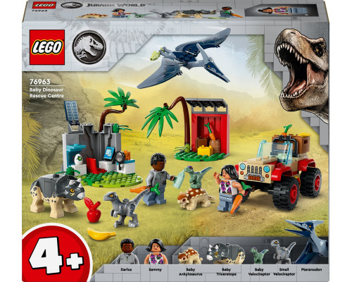 LEGO Jurassic World Centrum ratunkowe dla małych dinozaurów (76963)