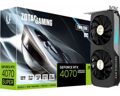 *RTX4070Super Zotac Gaming GeForce RTX 4070 SUPER Twin Edge OC 12GB GDDR6X (ZT-D40720H-10M)